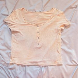 American Eagle, small, gold shirt